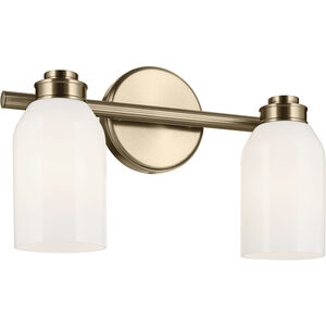 Shae 2 Light 15 inch Champagne Bronze Vanity Light Wall Light