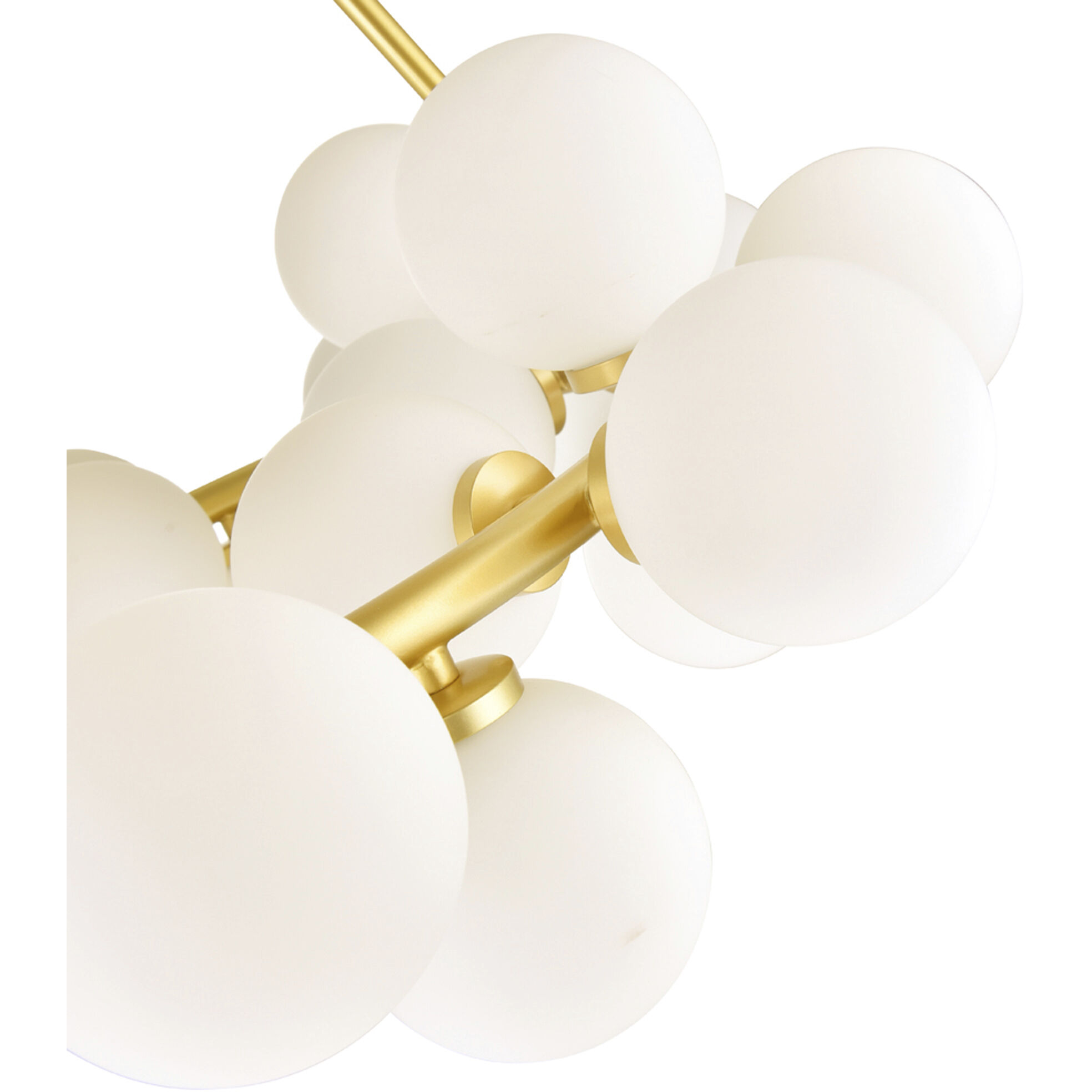 Arya LED 26 inch Satin Gold Chandelier Ceiling Light
