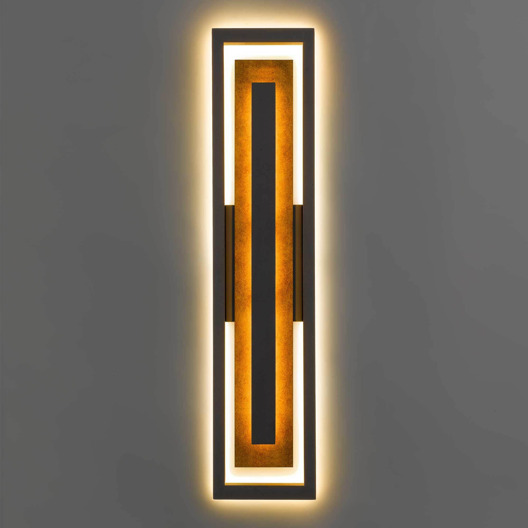 Panels LED 32.25 inch Dark Bronze Outdoor Wall Sconce