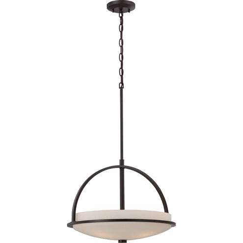 Neval 3 Light 18 inch Sudbury Bronze Pendant Ceiling Light