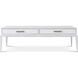 Singer 56 X 28 inch Sandbar Cocktail Table, Wooden, with Wallpaper, Coastal