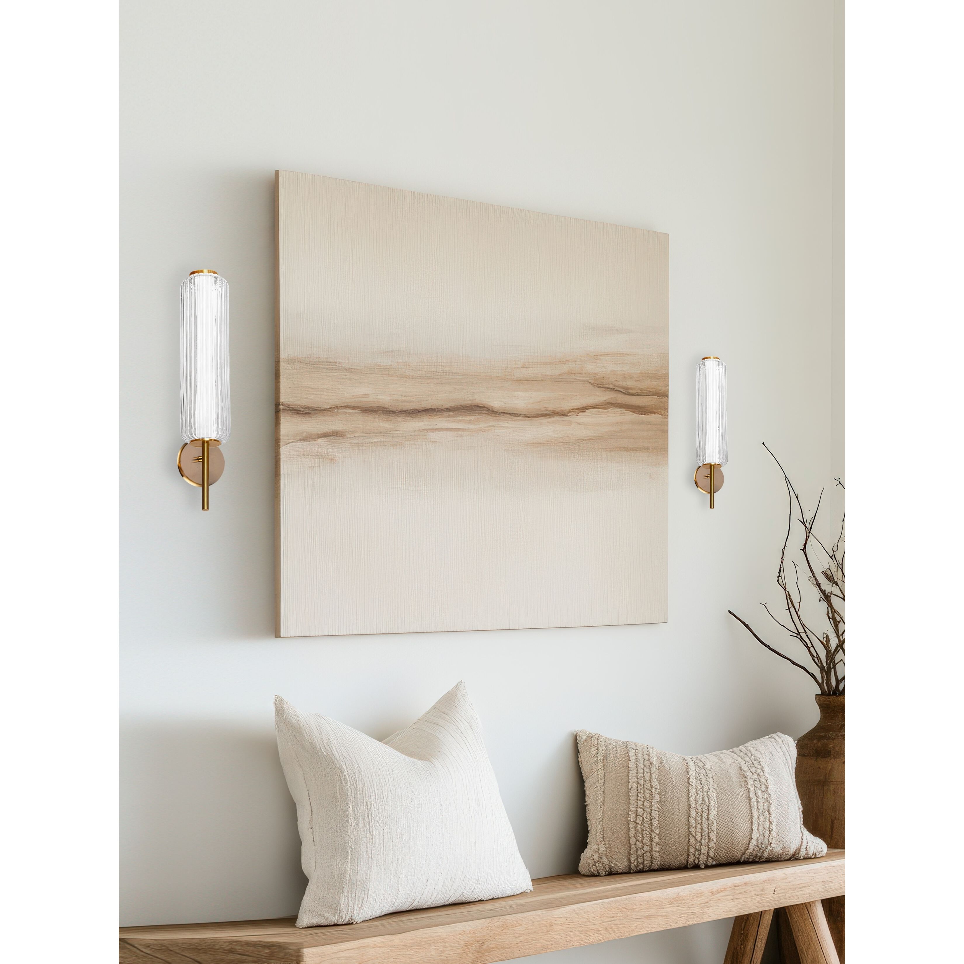 Ramona LED 4.75 inch Aged Brass Wall Sconce Wall Light