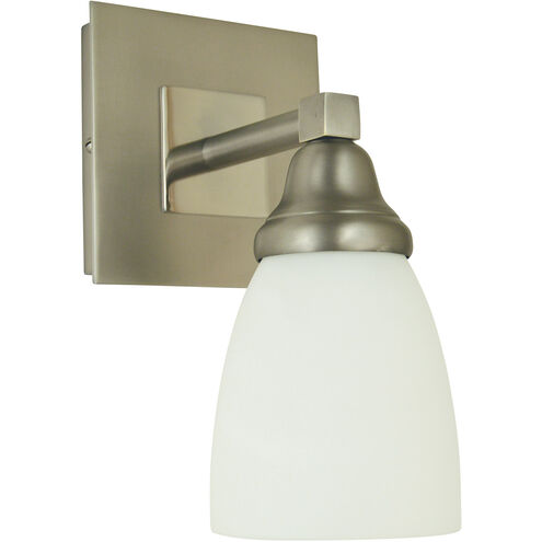 Mercer 1 Light 5 inch Satin Pewter with Polished Nickel Sconce Wall Light