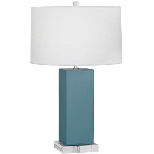 Harvey 33 inch 150.00 watt Steel Blue Table Lamp Portable Light