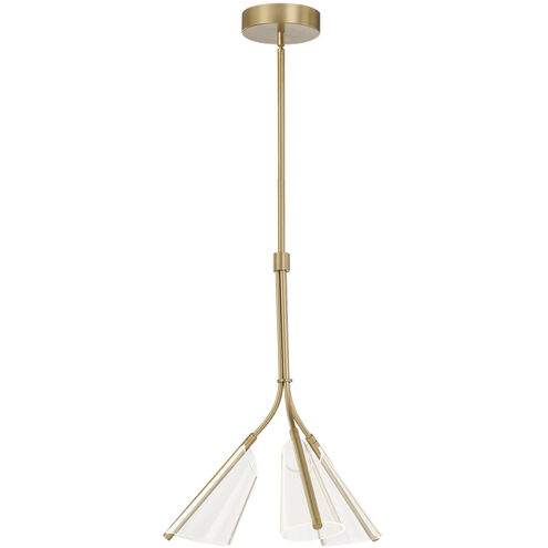Mulberry 21.75 inch Brushed Gold Pendant Ceiling Light