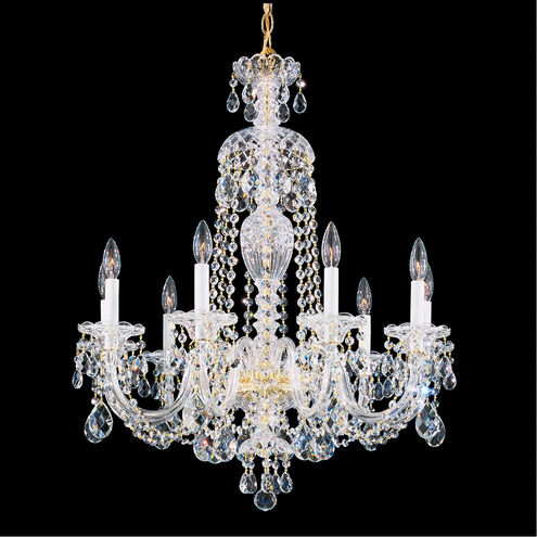 Sterling 9 Light Polished Silver Chandelier Ceiling Light