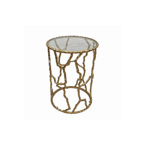 Twig 17 inch Brass Antique Side Table