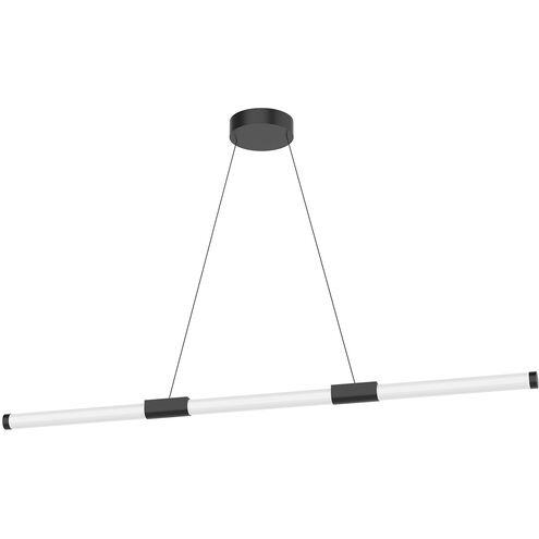 Akari LED 49.5 inch Black Linear Pendant Ceiling Light