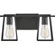 Filmore 33.5 inch Black Vanity Light Wall Light