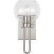 Codyn 1 Light 6.75 inch Brushed Nickel Bath Vanity Wall Light