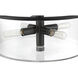 Hailie 4 Light 14.13 inch Flat Black Pendant Ceiling Light