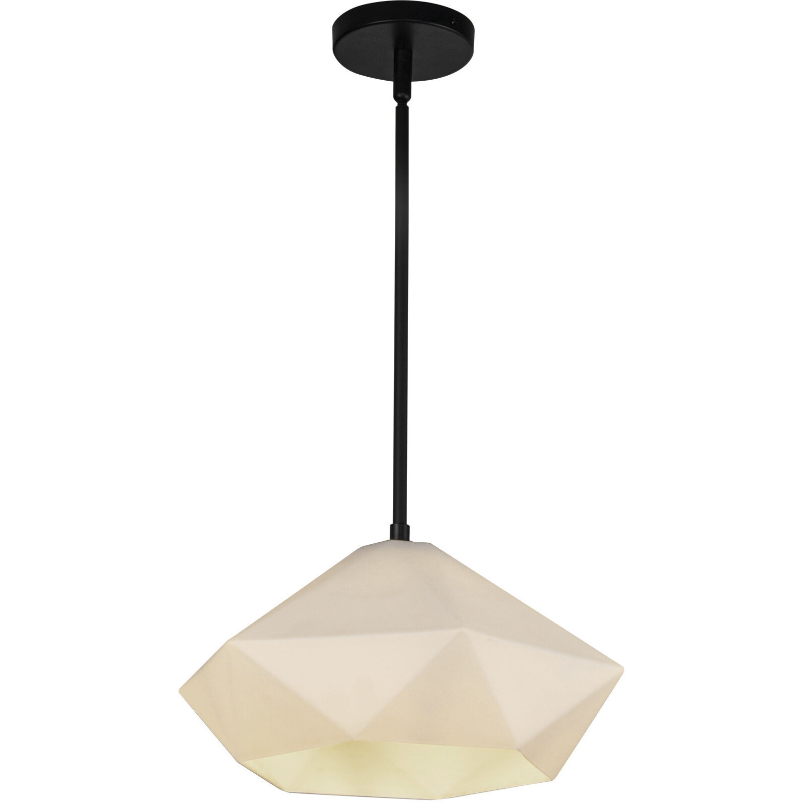 Alora Mood Krysta Pendant Ceiling Light in Matte Black