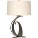 Fullered Impressions 29 inch 150 watt Natural Iron Table Lamp Portable Light in Flax, Large