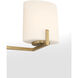 Mirelle 3 Light 25 inch Legacy Brass Vanity Wall Light