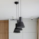 Faroe Pendant Ceiling Light in Matte Black