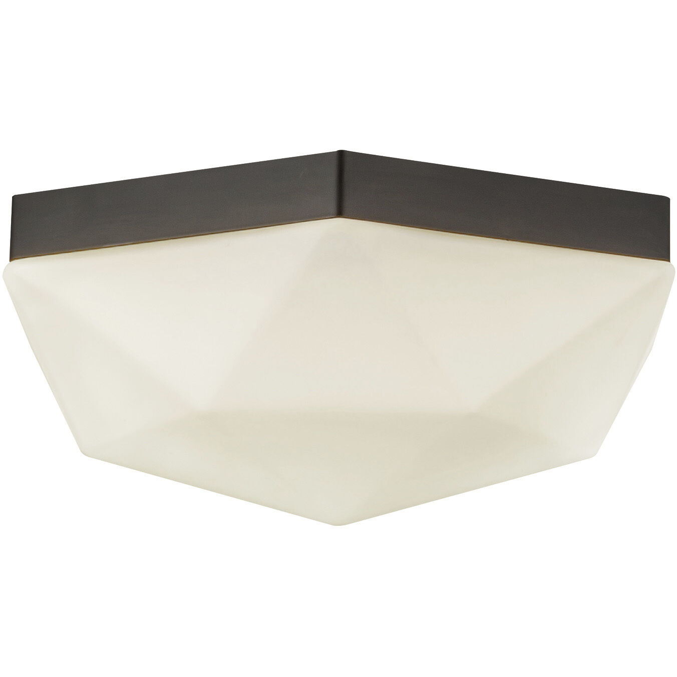 Alora Mood Krysta 2 Light 10.5 inch Matte Black/Opal Glass Flush Mount Ceiling Light