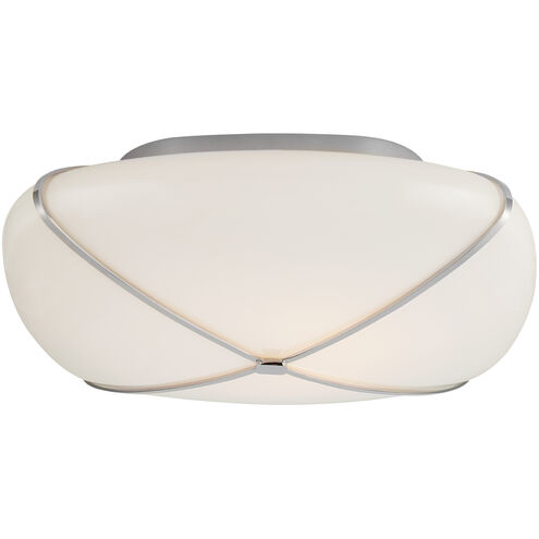 Champalimaud Fondant LED 14.25 inch Polished Nickel Flush Mount Ceiling Light