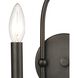 Wickshire 2 Light 9 inch Matte Black Sconce Wall Light