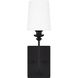 Bellevue 1 Light 5 inch Midnight Black Wall Bath Fixture Wall Light