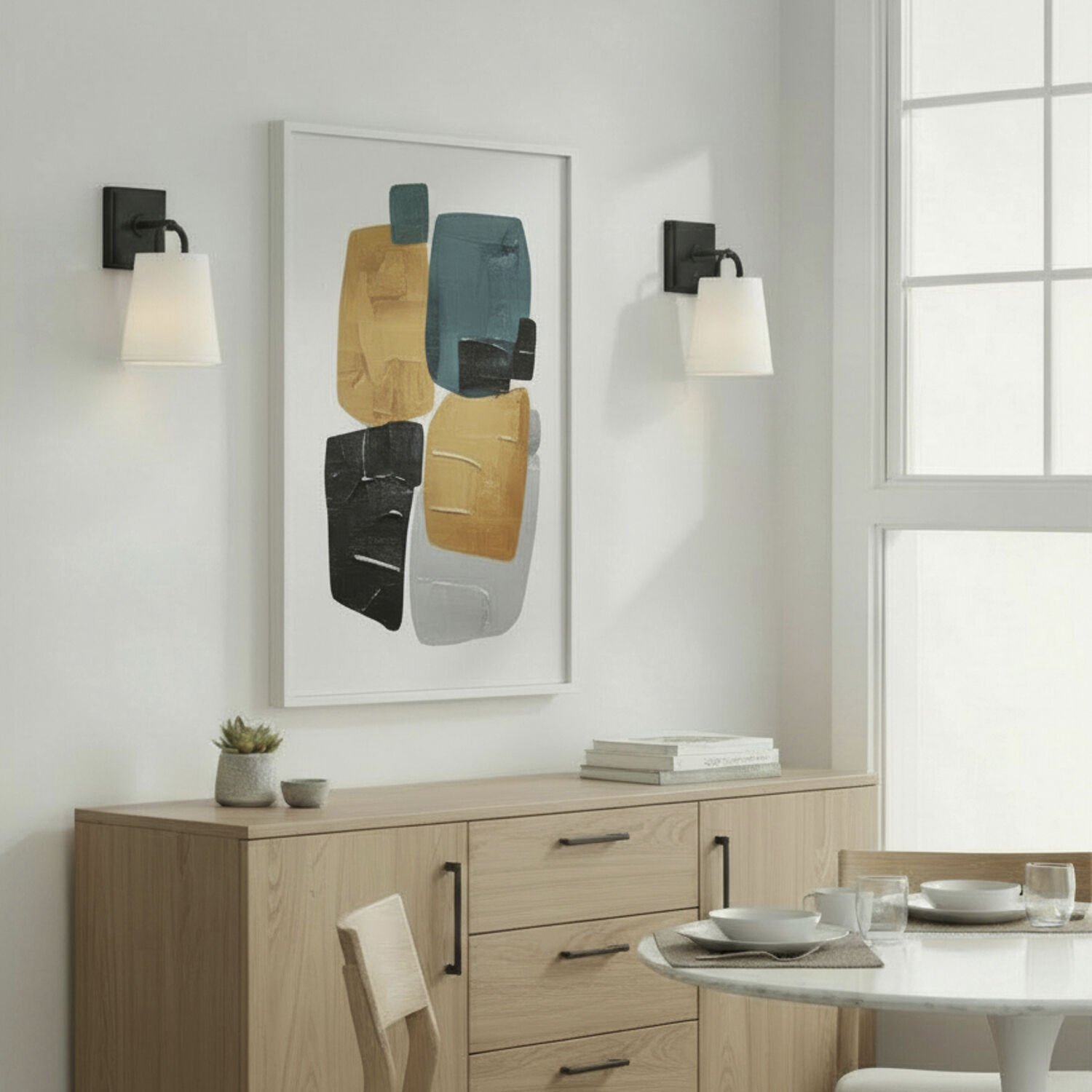 Brody 1 Light 6 inch Matte Black Sconce Wall Light