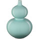 Celadon 12 inch Double Gourd Vase