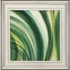 Viridian Green and Black and White Framed Art