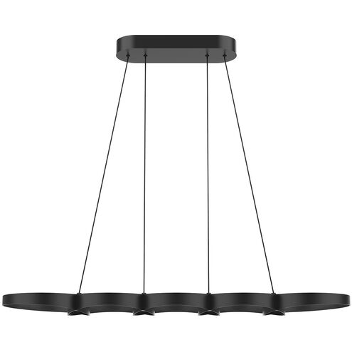 Maestro LED 37.75 inch Black Linear Pendant Ceiling Light