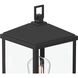 Cantley 1 Light 18.25 inch Matte Black Outdoor Post Mount Lantern Light