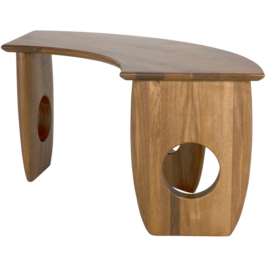 Lobster 71 X 24 inch Dark Walnut Desk