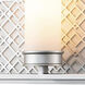 Ziggy 3 Light 24 inch Laquered Silver Bath Bar Wall Light