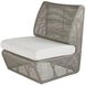 Dupont Pearl and Weathered Gray Outdoor Chair