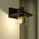 Westport LED 8 inch Textured Black Outdoor Wall