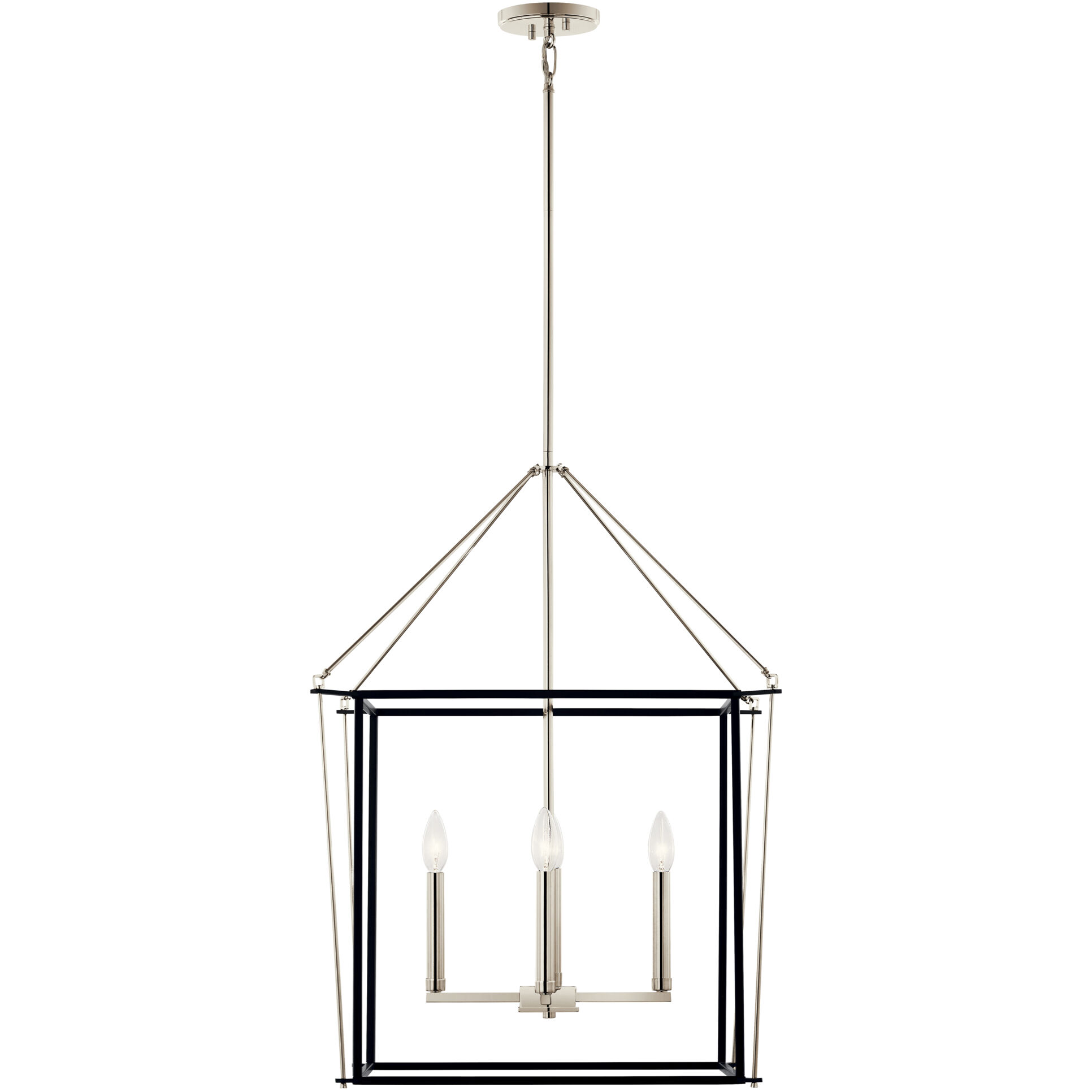 Eisley 4 Light 22.25 inch Polished Nickel Foyer Pendant Ceiling Light