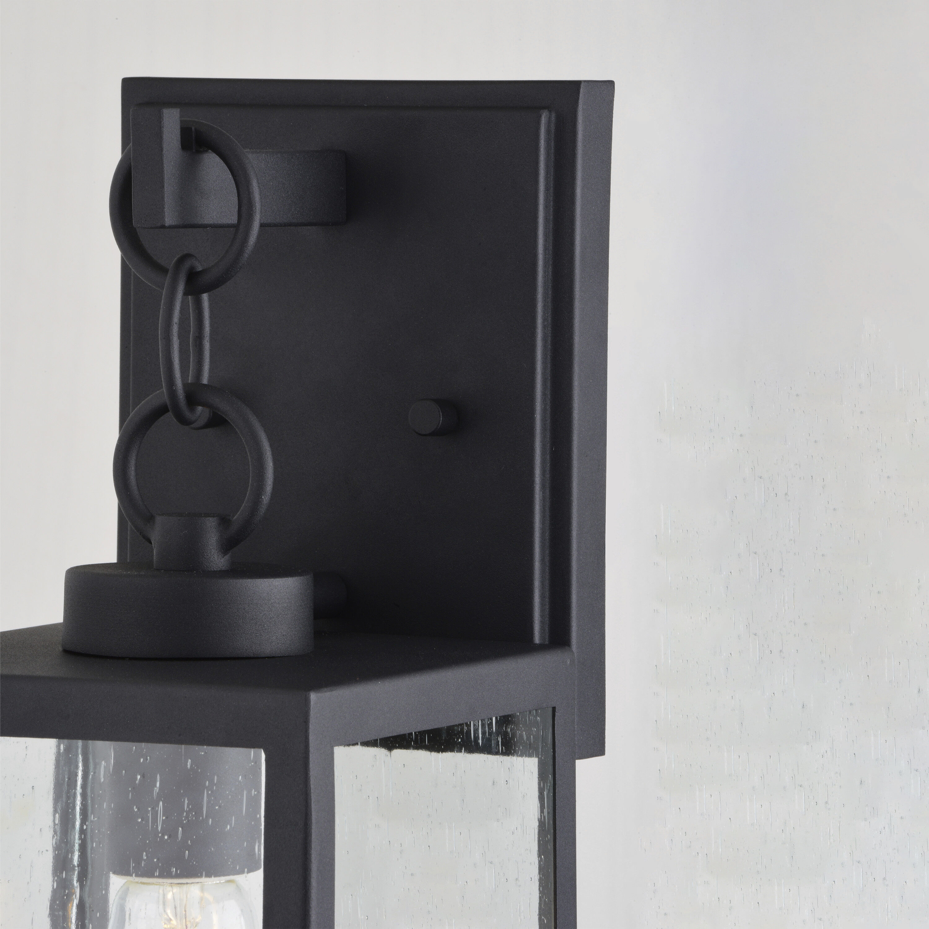 Berkley 1 Light 14.5 inch Textured Black Outdoor Wall Lantern