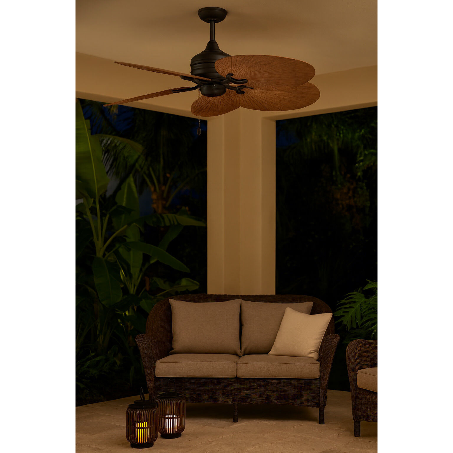Tropic Air 52 inch Matte Black with KOA Blades Fan
