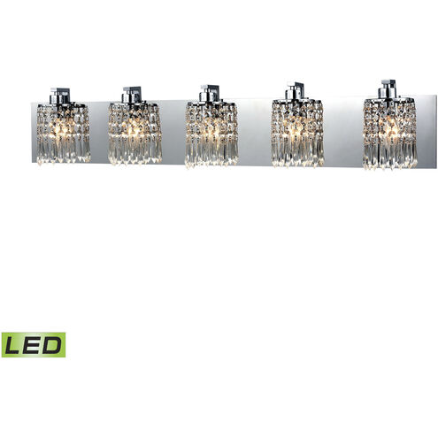 Optix LED 35 inch Polished Chrome Vanity Light Wall Light