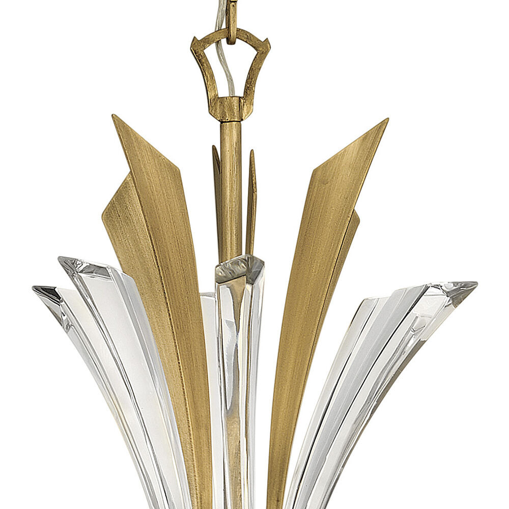 Vida LED 29.25 inch Burnished Gold Chandelier Ceiling Light