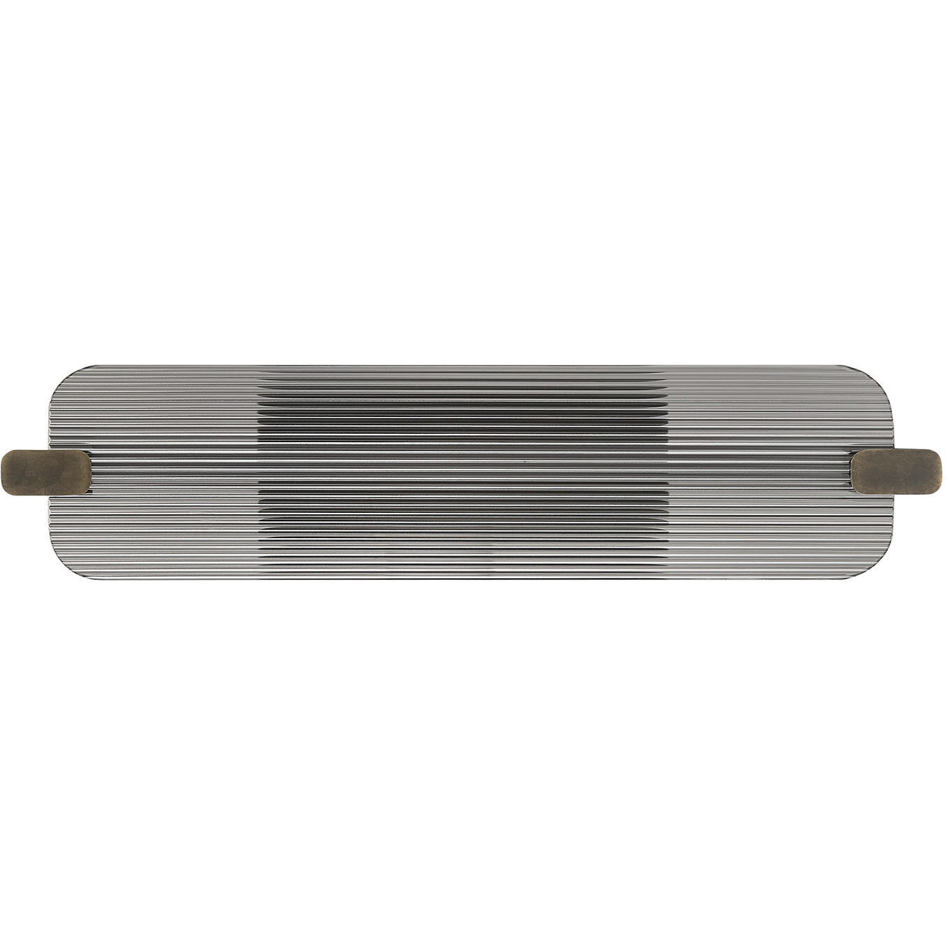 Neoness LED 24.5 inch Weathered Brass Vanity Light Wall Light in Smoke