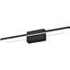Vega Minor LED 24 inch Black Bath Vanity Wall Light