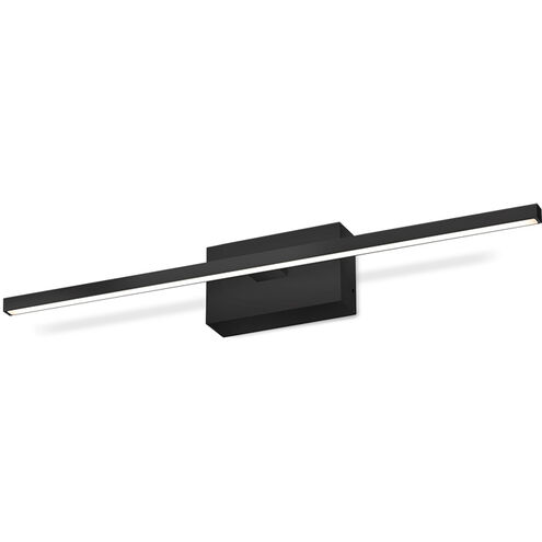 Vega Minor LED 24 inch Black Bath Vanity Wall Light