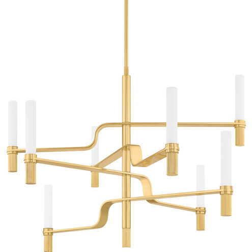 Allentown LED 48 inch Aged Brass Chandelier Ceiling Light