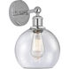 Athens Sconce Wall Light in Polished Chrome, Seedy