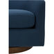 Oscy Blue Swivel Chair