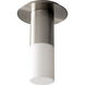 Pilar LED 6 inch Satin Nickel Flush Mount Ceiling Light