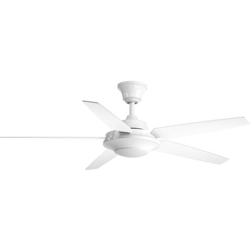 Modena 54 inch White Ceiling Fan, Progress LED