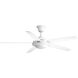 Modena 54 inch White Ceiling Fan, Progress LED