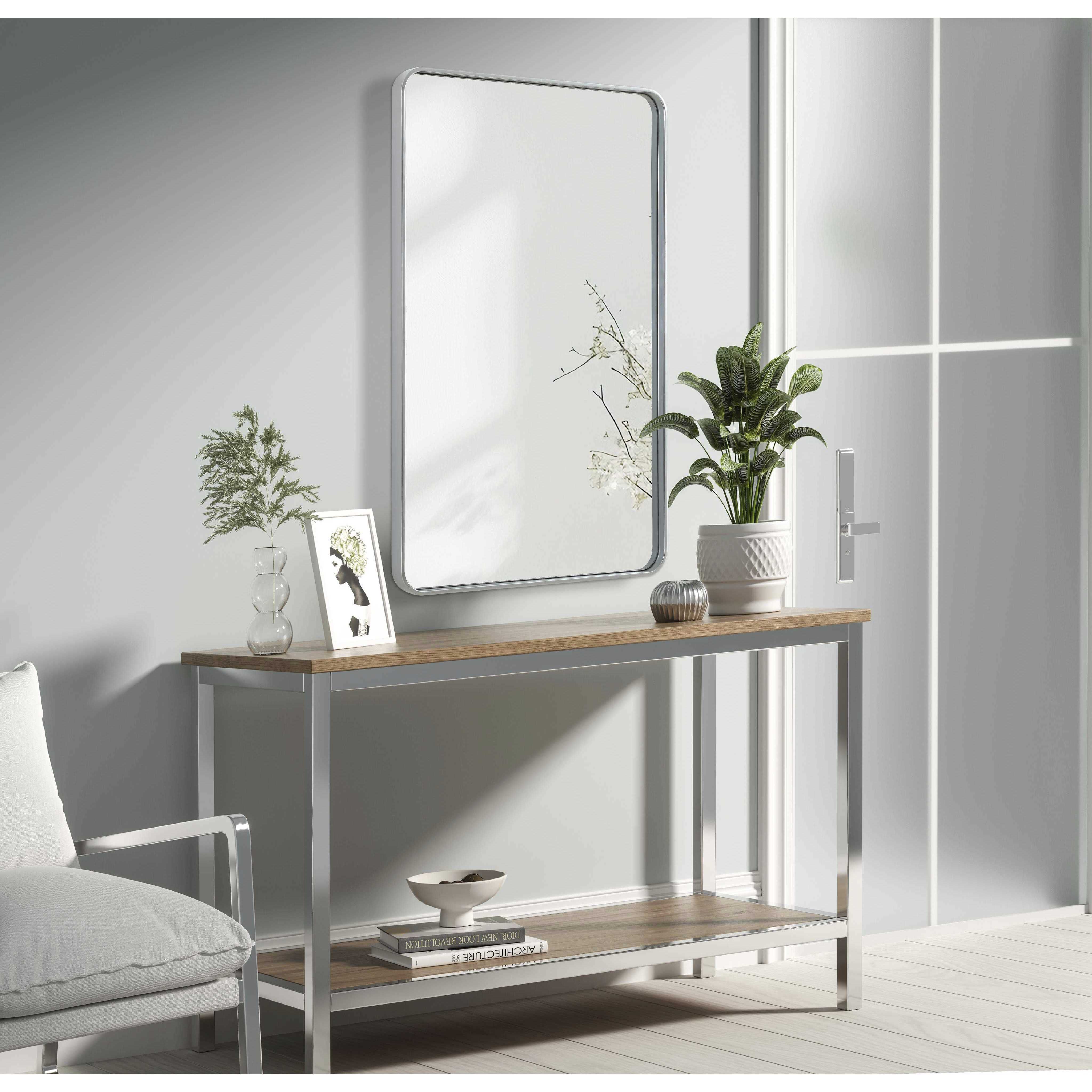 Remy 48 X 30 inch Silver Mirror