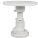 Hugo 28 X 28 inch Solid White Side Table