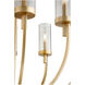 Ladin 8 Light 28 inch Aged Brass Chandelier Ceiling Light