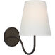 Amber Lewis Lyndsie LED 6 inch Aged Iron Sconce Wall Light, Small